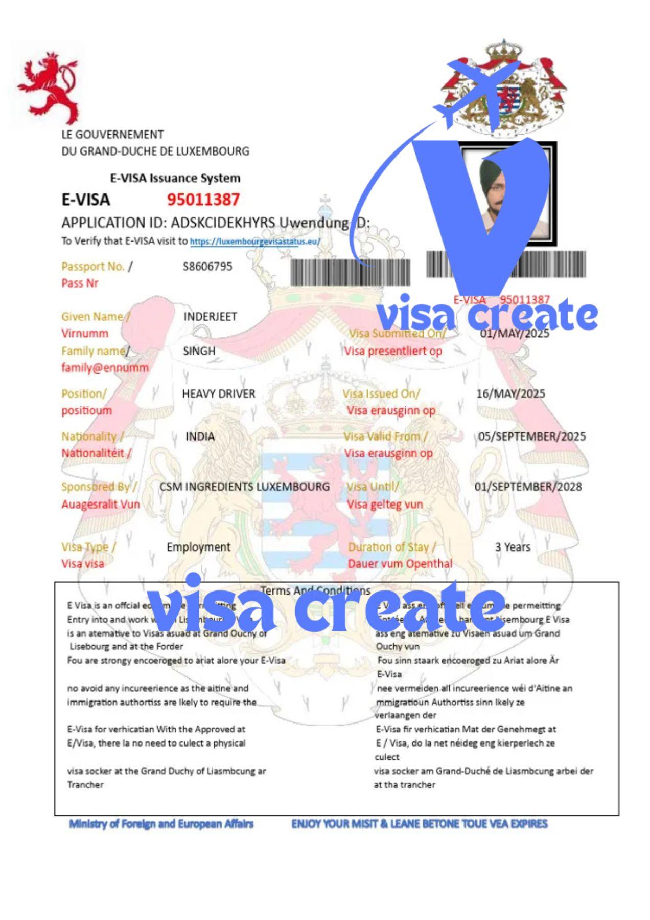 how to get a work visa in luxembourg countries Non-EU Citizens
